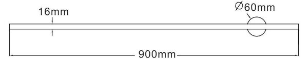 Zuma Line W90477-90BK LED nástěnné svítidlo TROY | 12W integrovaný LED zdroj | 40000K