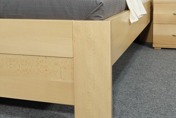 Zvýšená postel z masivu Rocco, 80x200, 90x200, masiv buk