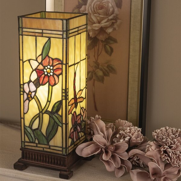 Stolní lampa Tiffany Cappa - 18*45 cm 1x E27 / Max 40W - Clayre & Eef