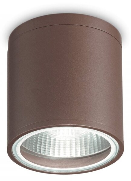 Ideal Lux 163666 venkovní stropní svítidlo Gun Coffee 1x28W|GU10|IP44 - hnědé
