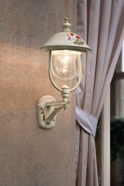 Ferroluce Venkovní nástěnné svítidlo BARI up, v. 55 cm, 1xE27, IP43