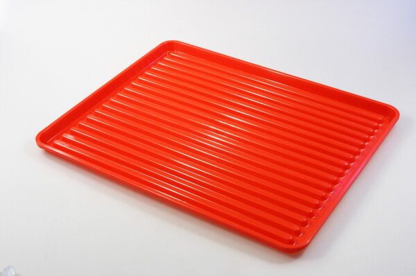 ALFA PLASTIK - Odkapávač na nádobí UH 50x40cm červený