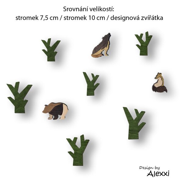 Věšák STROMKY 7,5 cm A