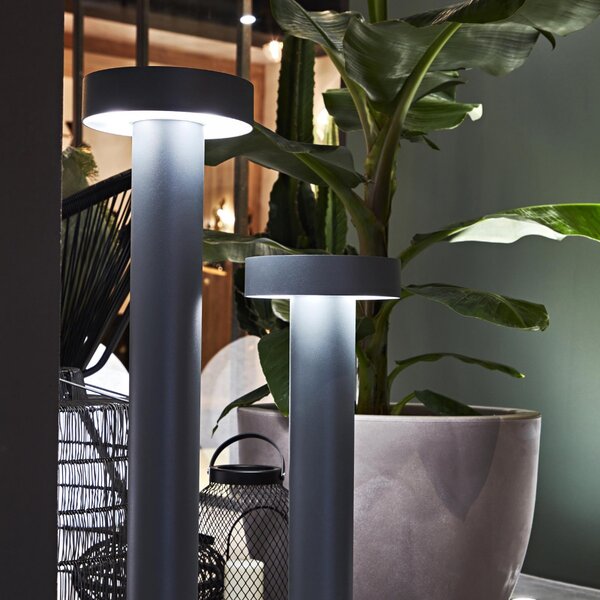 Ideal Lux 153162 venkovní lampa Tesla Big Antracite 4x15W|G9|IP44 - černá