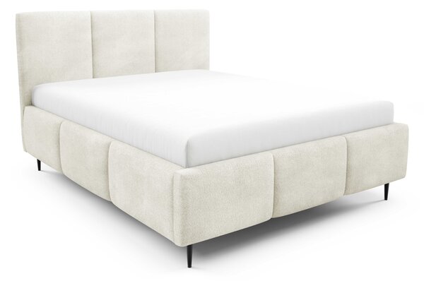 Manželská postel 140x200 VIONA LEG s úložným prostorem - ecru 1