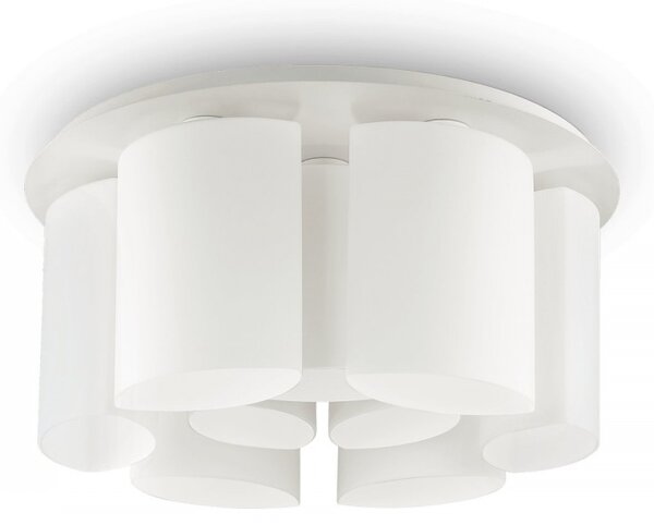 Ideal Lux 159645 přisazené stropní svítidlo Almond 9x60W|E27 - bílé