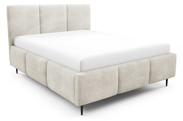 Manželská postel 140x200 VIONA LEG s úložným prostorem - ecru 2