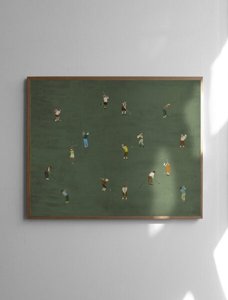 Fine Little Day Plakát Golfers - 50 x 40 cm FLD213