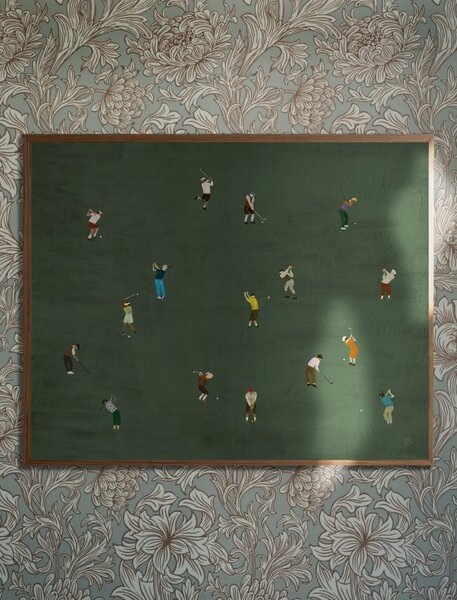 Fine Little Day Plakát Golfers - 50 x 40 cm FLD213