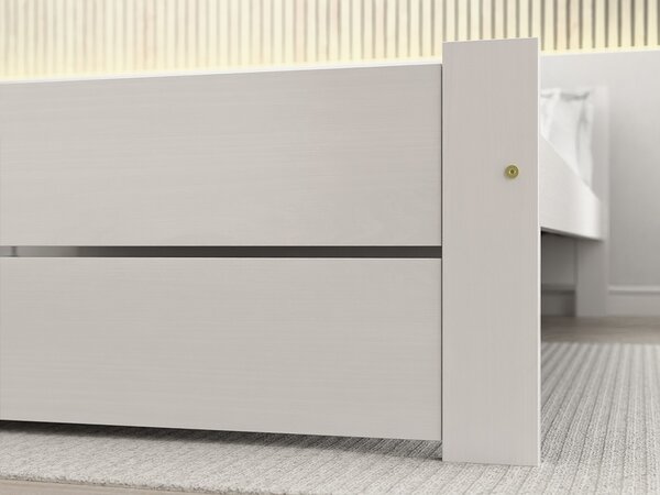 Postel IKAROS DOUBLE 140 x 200 cm, bílá