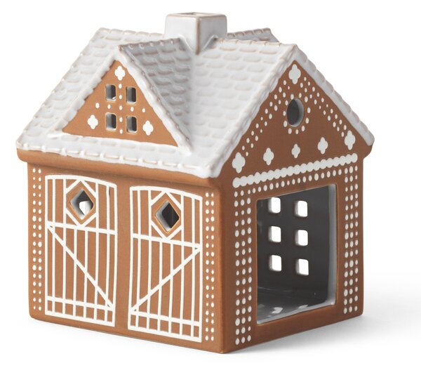 Porcelánový svícen Gingerbread Lighthouse 11,5 cm