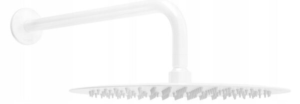 Mexen ARM set, podomítkové rameno + sprchová hlavice 30cm, bílá, 79230-20 + 79211-20