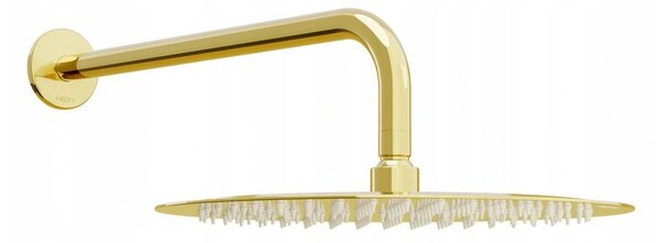 Mexen KAI, podomítkové rameno 40cm + sprchová hlavice 30cm, zlatá, 79230-50 + 79211-50