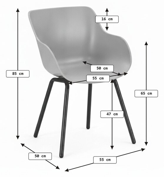 Jídelní židle AMAYA RONDO, světle zelená