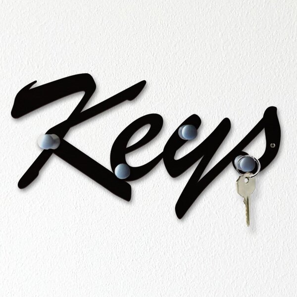 Věšák na klíče KEYS I. Satin chrom
