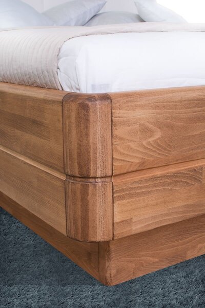 Postel s úložným prostorem Fantazie Grande F307, 180x200cm, masiv buk