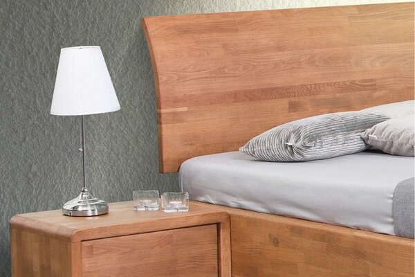Postel s úložným prostorem Fantazie Grande F307, 180x200cm, masiv buk