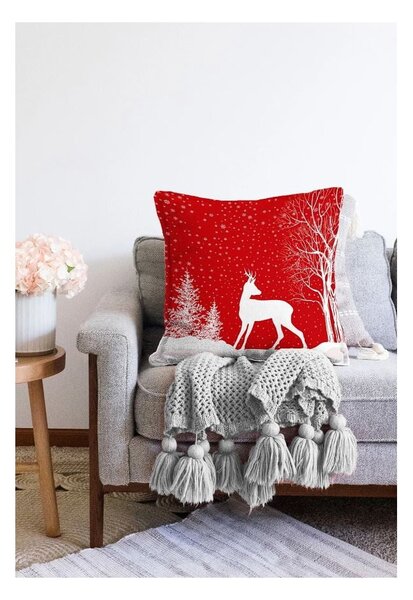 Povlak na polštář s vánočním motivem 43x43 cm – Mila Home