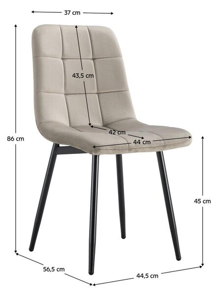 Jídelní židle Rameta 3 (šedohnědá + černá)