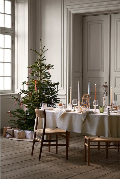 Porcelánová ručně malovaná vánoční ozdoba ø 4 cm Hammershøi Snowman – Kähler Design