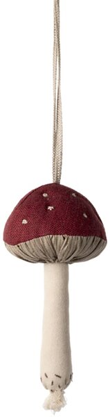 Bavlněná ozdoba Maileg Mushroom - Red & White MIL433