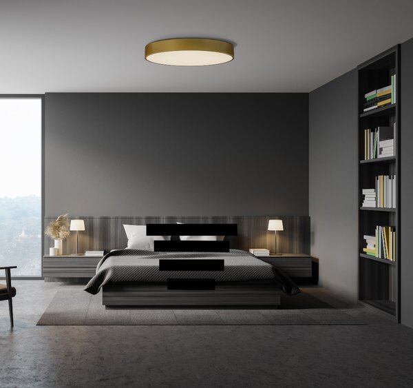ACB Iluminacion Stropní LED svítidlo ISIA, 126W, ø 100 cm, CRI90, CCT switch 2700-4000K Barva: Bílá, Stmívání a řízení: ON/OFF