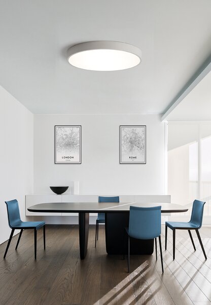ACB Iluminacion Stropní LED svítidlo ISIA, 126W, ø 100 cm, CRI90, CCT switch 2700-4000K Barva: Bílá, Stmívání a řízení: ON/OFF