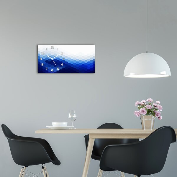 Skleněné hodiny na stěnu tiché Krychle pozadí pl_zsp_60x30_f_67430549
