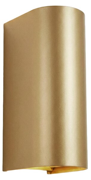 ACB Iluminacion Venkovní nástěnné LED svítidlo GLOWI, 2x5,5W, CRI90, CCT switch 2700-3000K, IP65 Barva: Černá