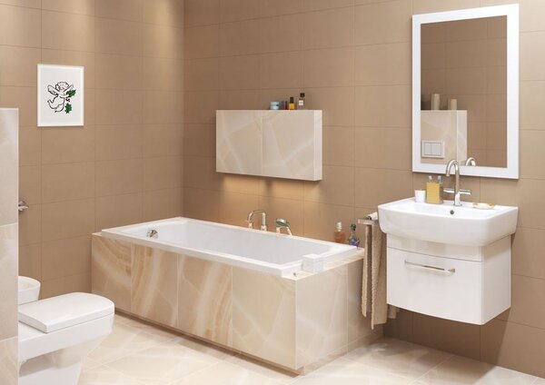 Cersanit Korat akrylátová vana 150x70cm + nožičky, bílá, S301-120
