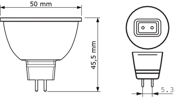 MASTER LEDspotLV D 7.5-50W 930 MR16 36D LED žárovka 7,5W 621lm