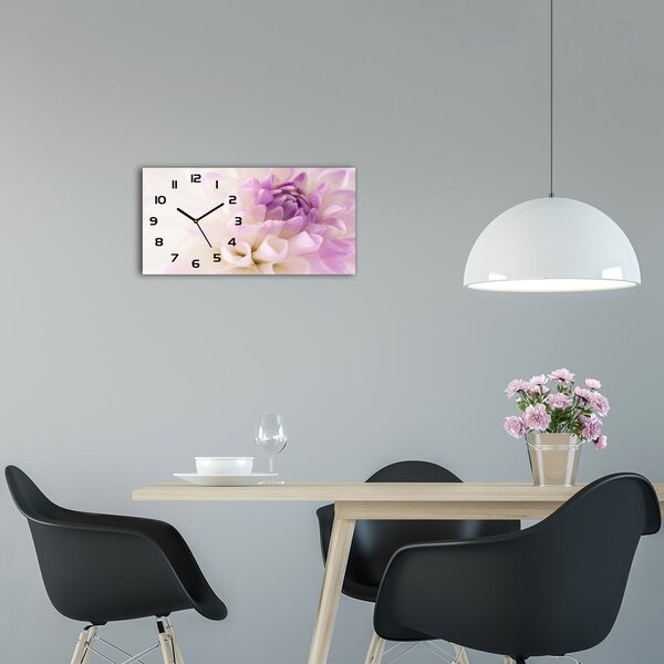 Moderní skleněné hodiny na stěnu Bílá dálie pl_zsp_60x30_f_68475939