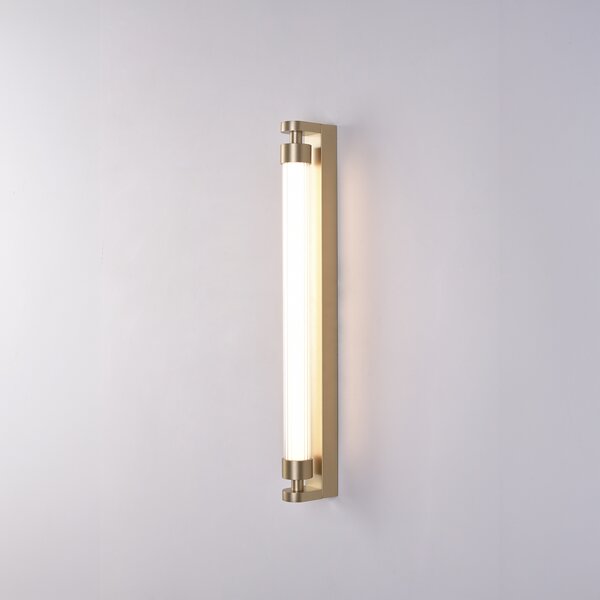 ACB Iluminacion Nástěnné LED svítidlo LINEO, 11W, v. 60 cm, CRI90, CCT 2700-3000K, IP44 Barva: Bílá, Stmívání a řízení: ON/OFF