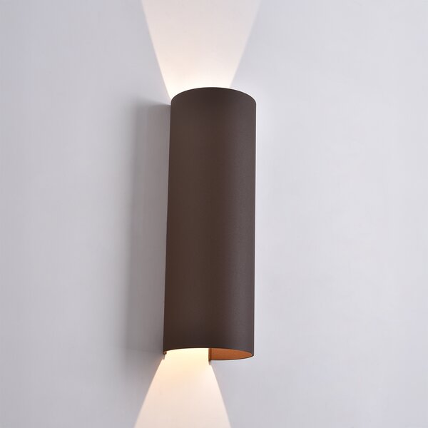 ACB Iluminacion Venkovní LED svítidlo KOWA, v. 40 cm, 2x5,5W, CRI90, CCT switch 2700-3000K, IP65 Barva: Zlatá