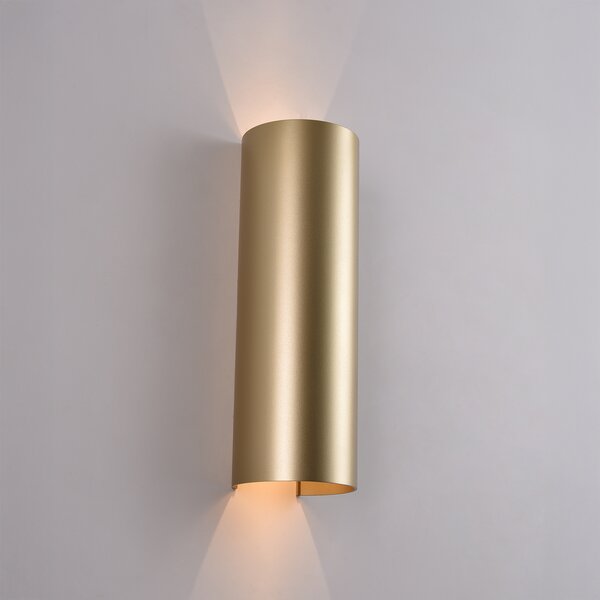 ACB Iluminacion Venkovní LED svítidlo KOWA, v. 40 cm, 2x5,5W, CRI90, CCT switch 2700-3000K, IP65 Barva: Zlatá