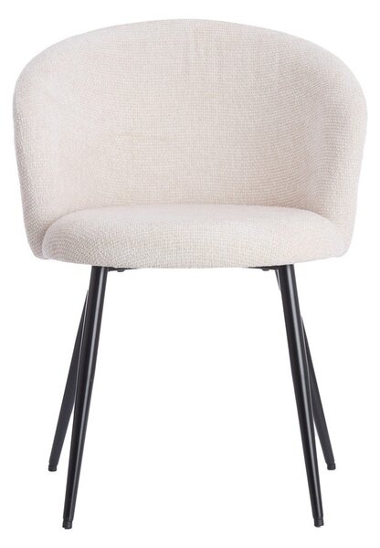 Krémová kovová jídelní křesla v sadě 2 ks Radaja – Light & Living