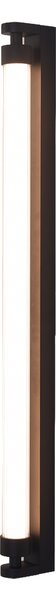 ACB Iluminacion Nástěnné LED svítidlo LINEO, 11W, v. 90 cm, CRI90, CCT 2700-3000K, IP44 Barva: Černá, Stmívání a řízení: ON/OFF