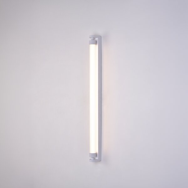 ACB Iluminacion Nástěnné LED svítidlo LINEO, 11W, v. 90 cm, CRI90, CCT 2700-3000K, IP44 Barva: Černá, Stmívání a řízení: ON/OFF