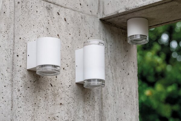 ACB Iluminacion Venkovní nástěnné svítidlo ARTIC, 2xGU10, v. 15,5 cm, IP65 Barva: Bílá