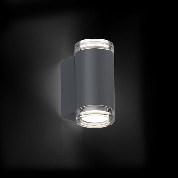 ACB Iluminacion Venkovní nástěnné svítidlo ARTIC, 2xGU10, v. 15,5 cm, IP65 Barva: Bílá
