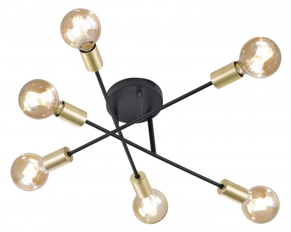 TRIO 606700632 Cross stropní svítidlo E27 6x40W