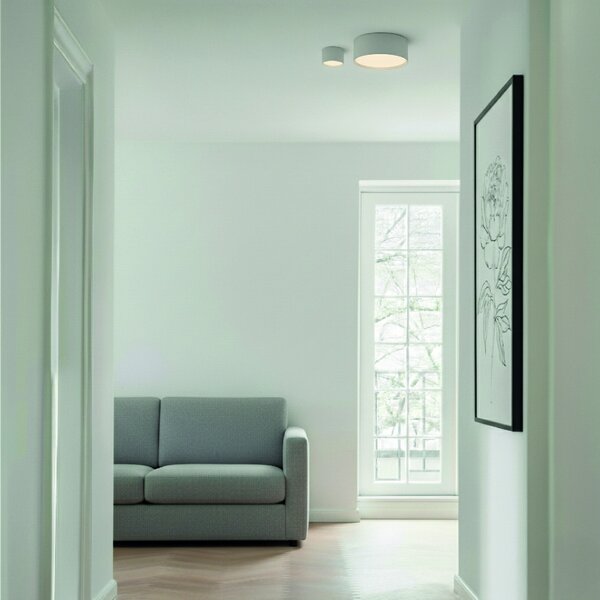 ACB Iluminacion Stropní LED svítidlo ALIS 25W, ø 20 cm, CCT 2700-4000K, IP44 Barva: Bílá, Stmívání a řízení: ON/OFF
