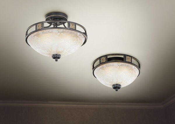 TRIO 608100224 Quinta stropní svítidlo E27 2x42W
