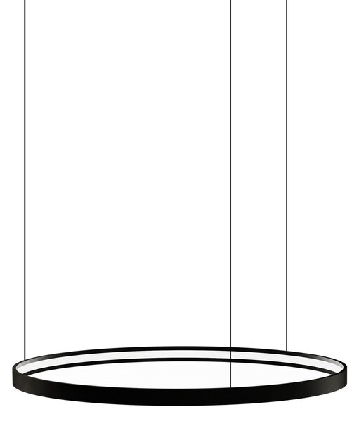 ACB Iluminacion Závěsné LED svítidlo LOOP, 70W, Ø 100 cm, CRI90, CCT switch 2700-3000K Barva: Černá