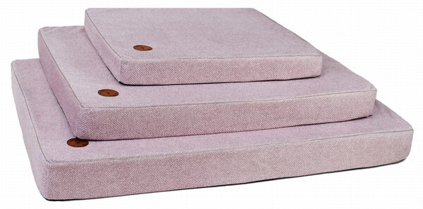 Lauren Design Ortopedická matrace pro psy Hector, růžová Velikost: M - 70 x 60 cm