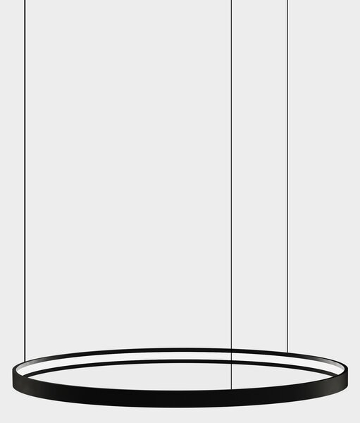 ACB Iluminacion Závěsné LED svítidlo LOOP, 70W, Ø 100 cm, CRI90, CCT switch 2700-3000K Barva: Černá