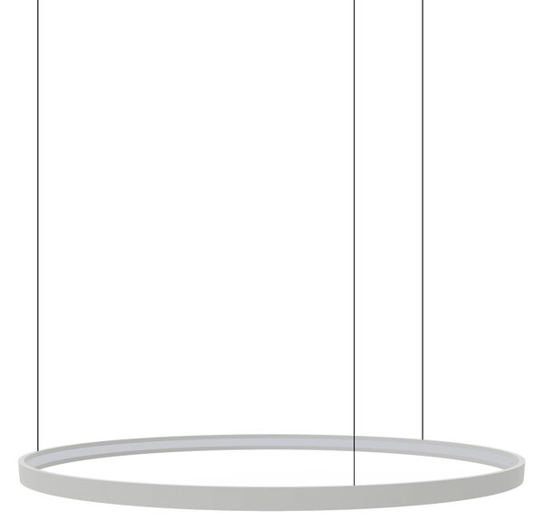 ACB Iluminacion Závěsné LED svítidlo LOOP, 83W, Ø 120 cm, CRI90, CCT switch 2700-3000K Barva: Bílá