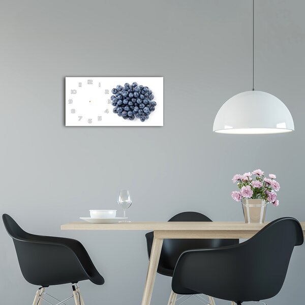 Moderní skleněné hodiny na stěnu Borůvky pl_zsp_60x30_f_71111680
