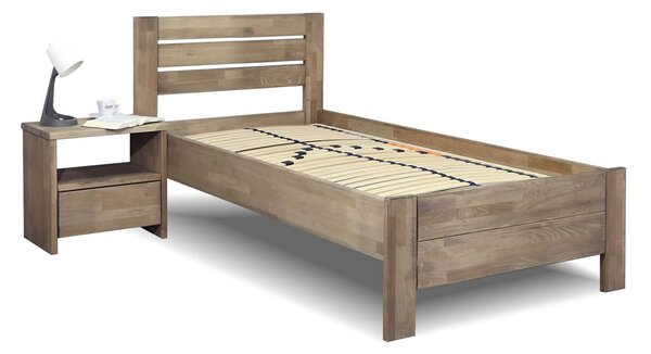 Zvýšená postel z masivu Mistral, masiv buk, 120x200