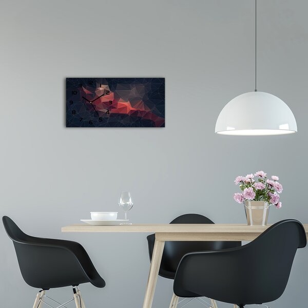 Skleněné hodiny na stěnu Abstraktní pozadí pl_zsp_60x30_f_71350089